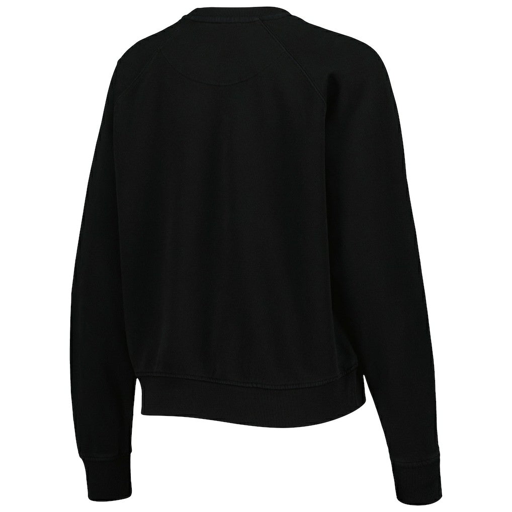 Chicago Bulls Sportiqe Women's Ashlyn Brava Raglan Pullover Sweatshirt
