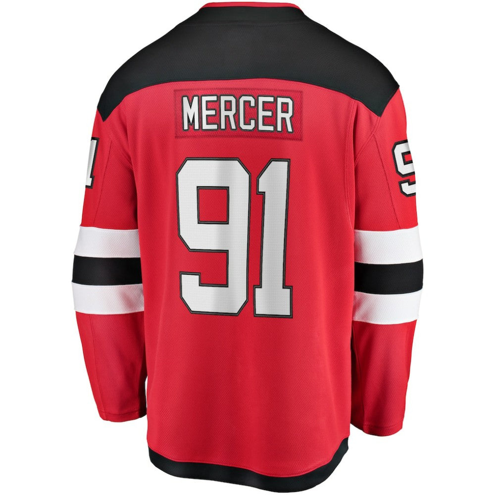 NHL Dawson Mercer New Jersey Devils Fanatics Home Breakaway Jersey