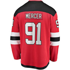 NHL Dawson Mercer New Jersey Devils Fanatics Home Breakaway Jersey