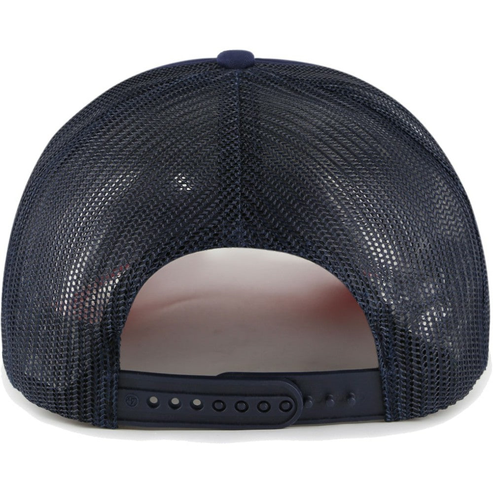 Navy Boston Red Sox '47 Backhaul Foam Trucker Snapback Hat
