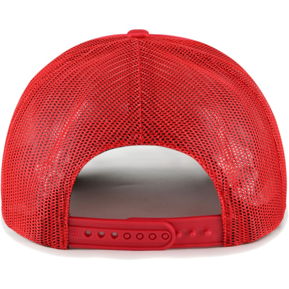 Red Washington Nationals '47 Backhaul Foam Trucker Snapback Hat