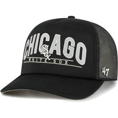 Black Chicago White Sox '47 Backhaul Foam Trucker Snapback Hat