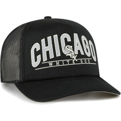 Black Chicago White Sox '47 Backhaul Foam Trucker Snapback Hat