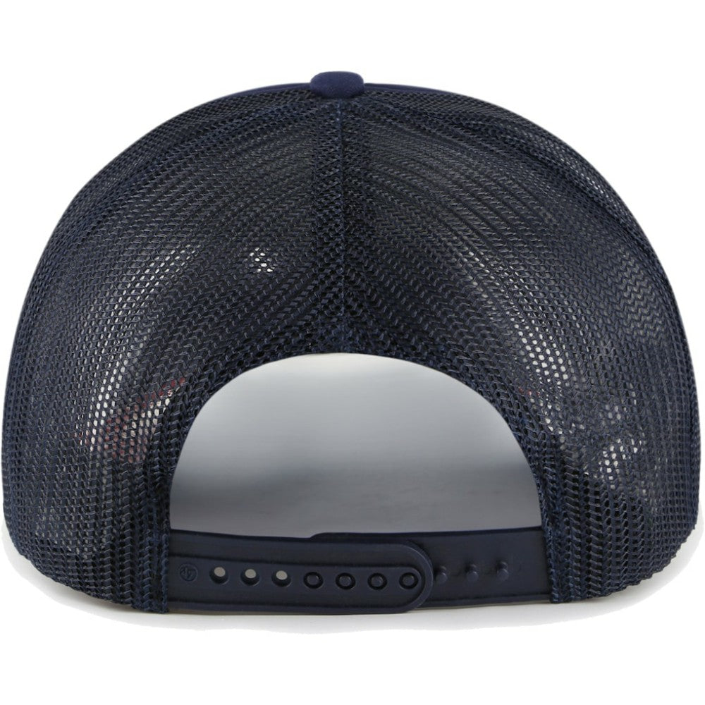 Navy New York Yankees '47 Backhaul Foam Trucker Snapback Hat