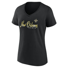 Women's Shine Time V-Neck T-Shirt - New Orleans Saints T-shirts
