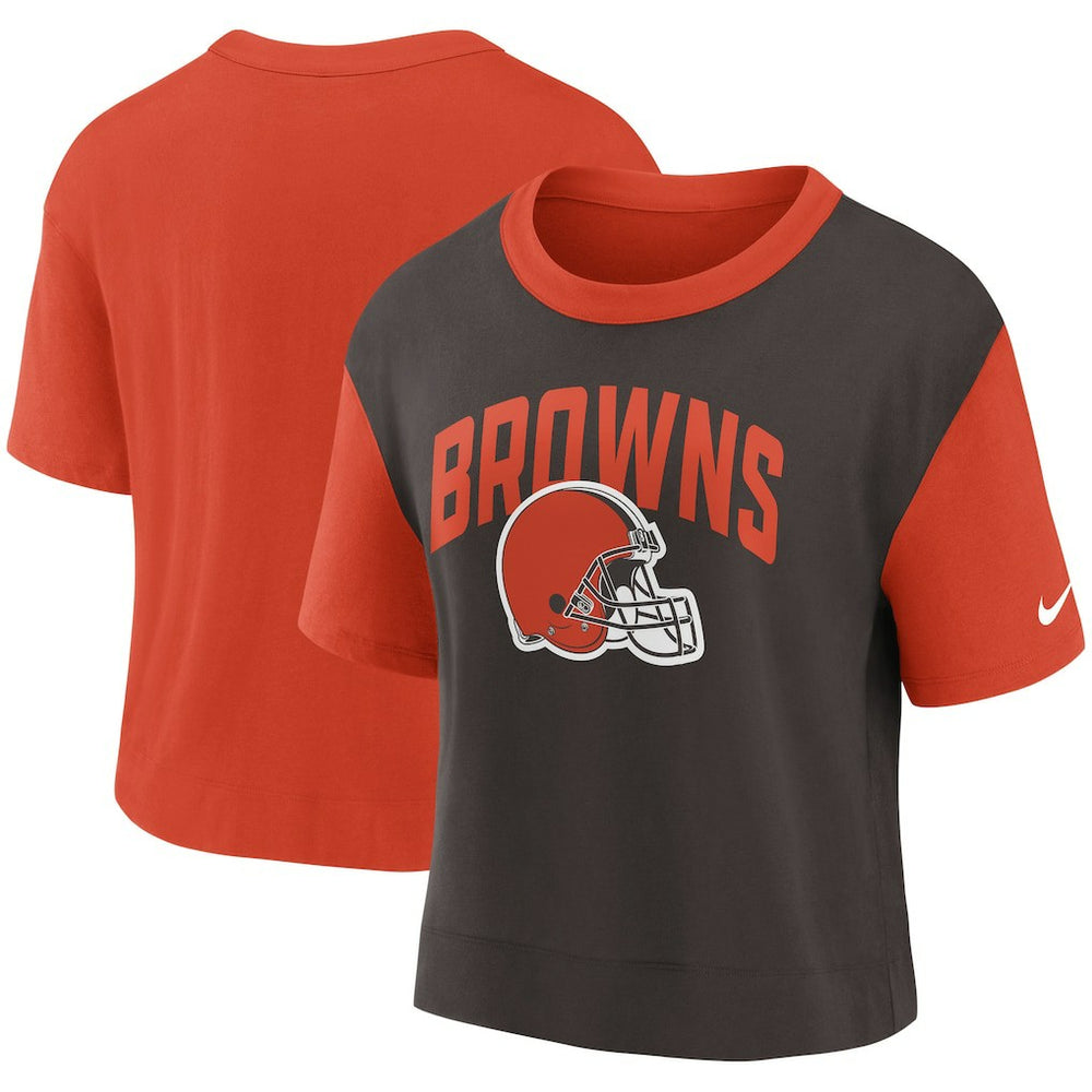 Women's High Hip Fashion T-Shirt - Cleveland Browns T-shirts