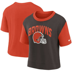 Women's High Hip Fashion T-Shirt - Cleveland Browns T-shirts