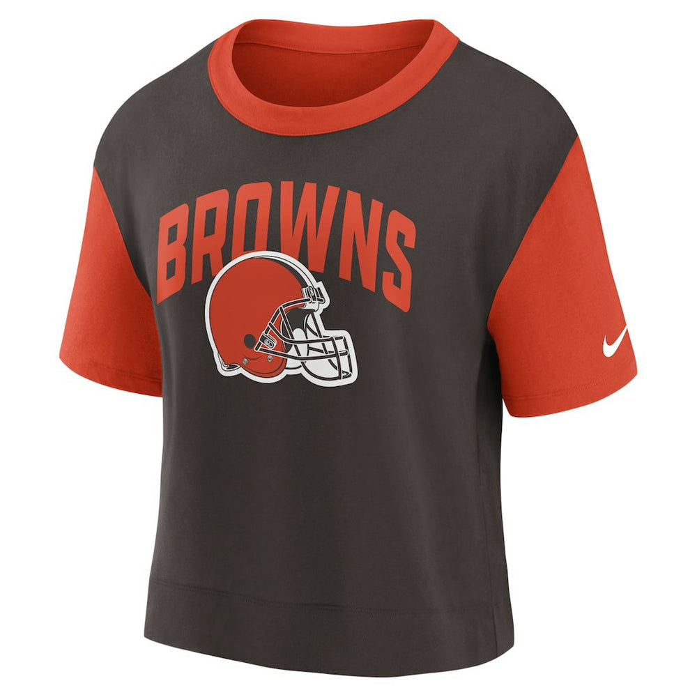 Women's High Hip Fashion T-Shirt - Cleveland Browns T-shirts
