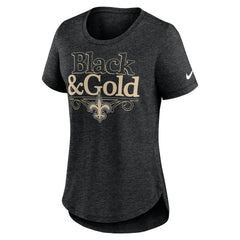 Women's Local Fashion Tri-Blend T-Shirt - New Orleans Saints T-shirts