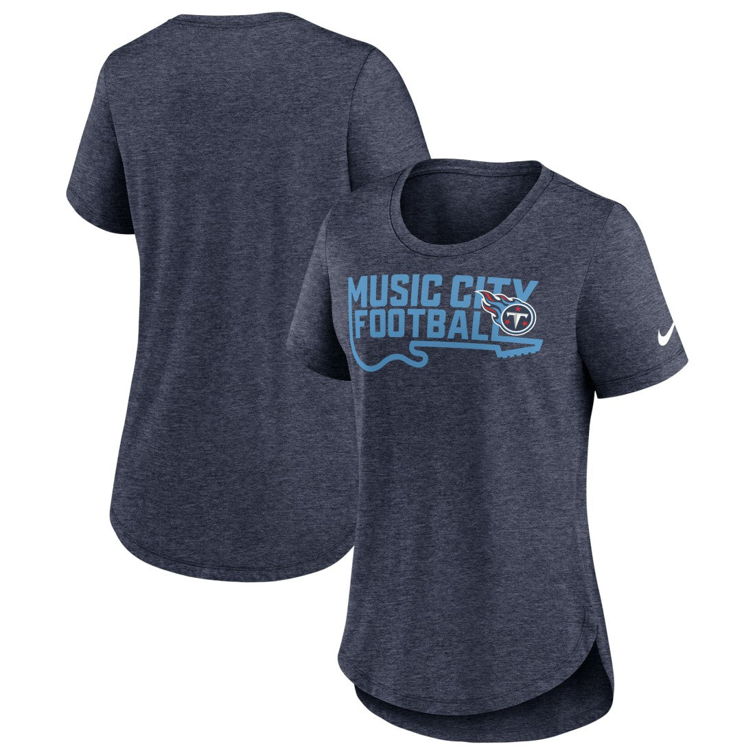 Women's Local Fashion Tri-Blend T-Shirt - Tennessee Titans T-shirts