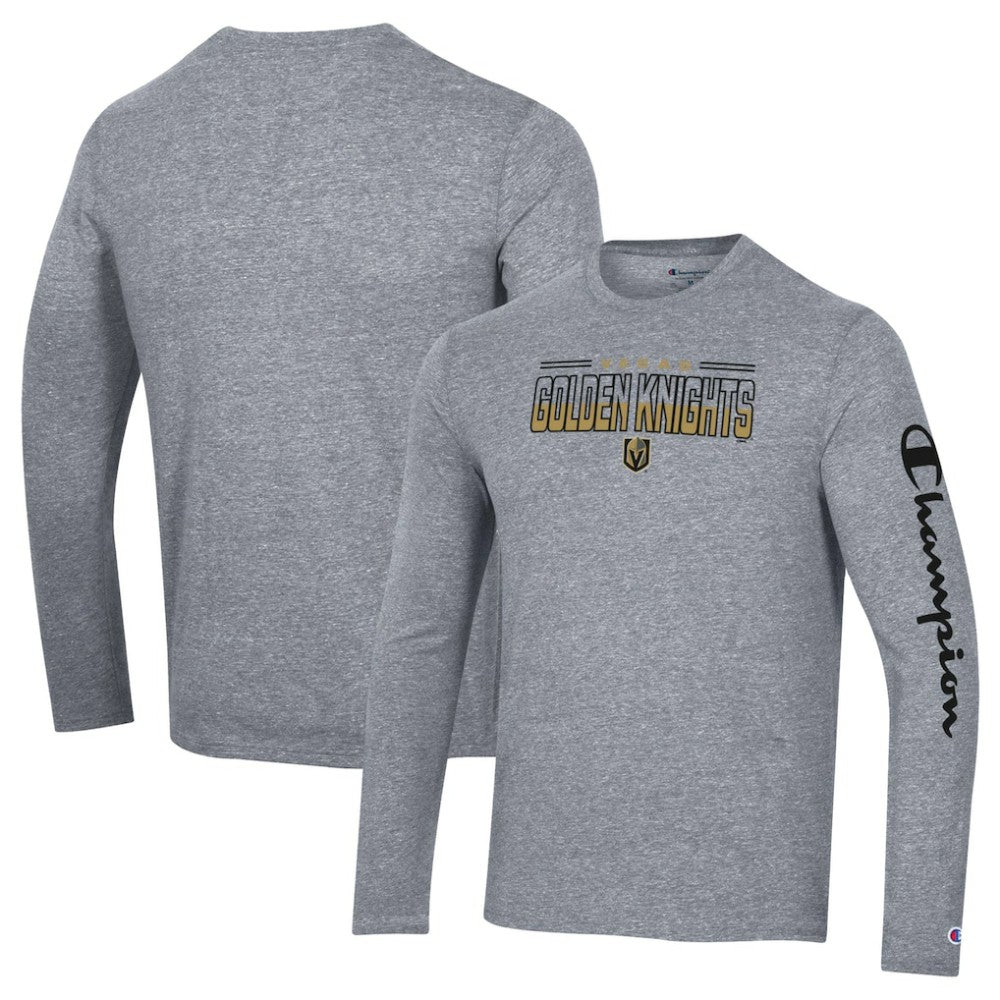 NHL Vegas Golden Knights Champion Tri-Blend Long Sleeve T-Shirt