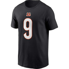 Joe Burrow  Player Name & Number T-Shirt - Cincinnati Bengals T-shirts