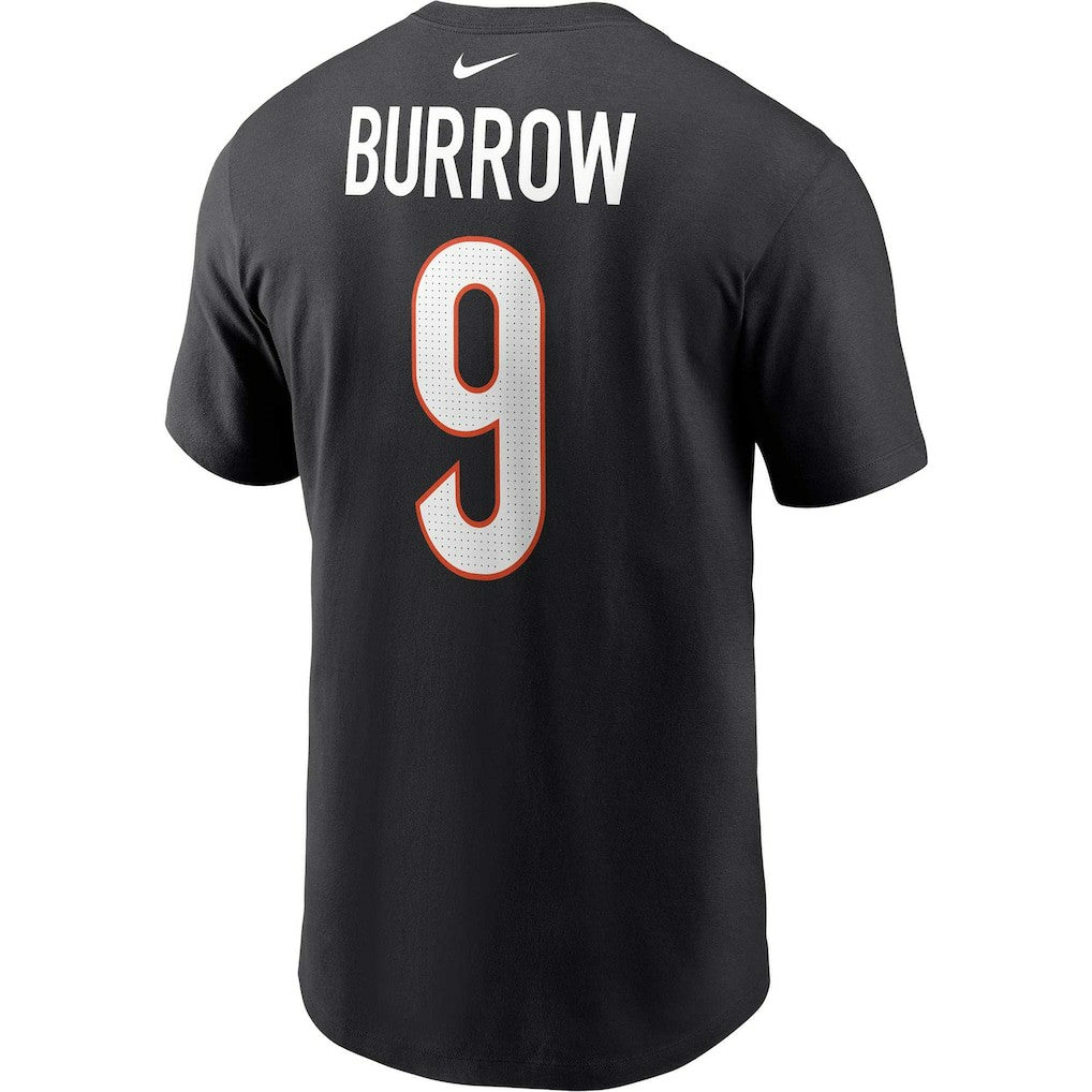 Joe Burrow  Player Name & Number T-Shirt - Cincinnati Bengals T-shirts