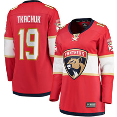 NHL Matthew Tkachuk Florida Panthers Fanatics Women's Home Breakaway Player Jersey
