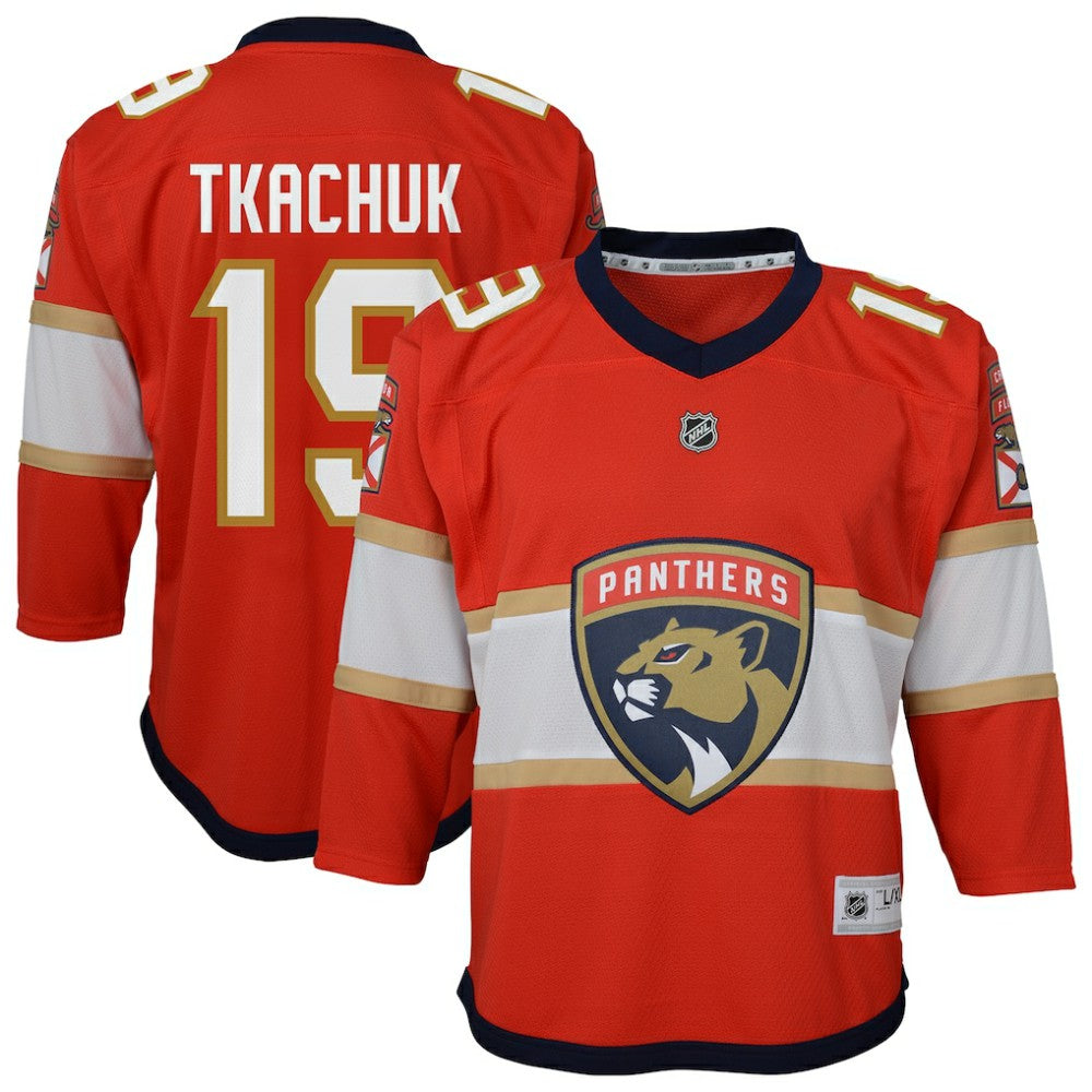 NHL Matthew Tkachuk Florida Panthers Youth Home Replica Player Jersey