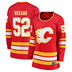 NHL MacKenzie Weegar Calgary Flames Fanatics Women's Home Breakaway Player Jersey