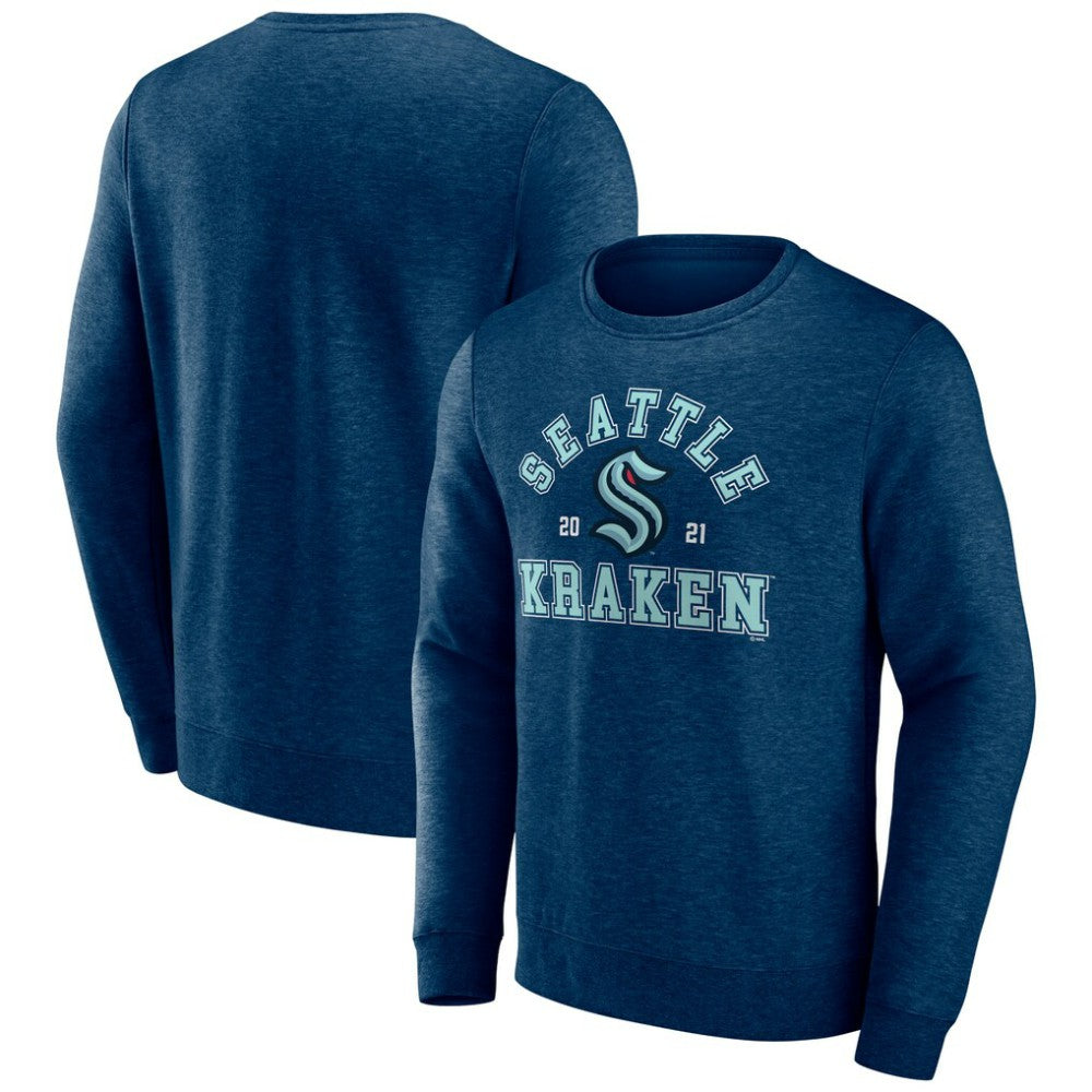 NHL Seattle Kraken Fanatics Classic Arch Pullover Sweatshirt