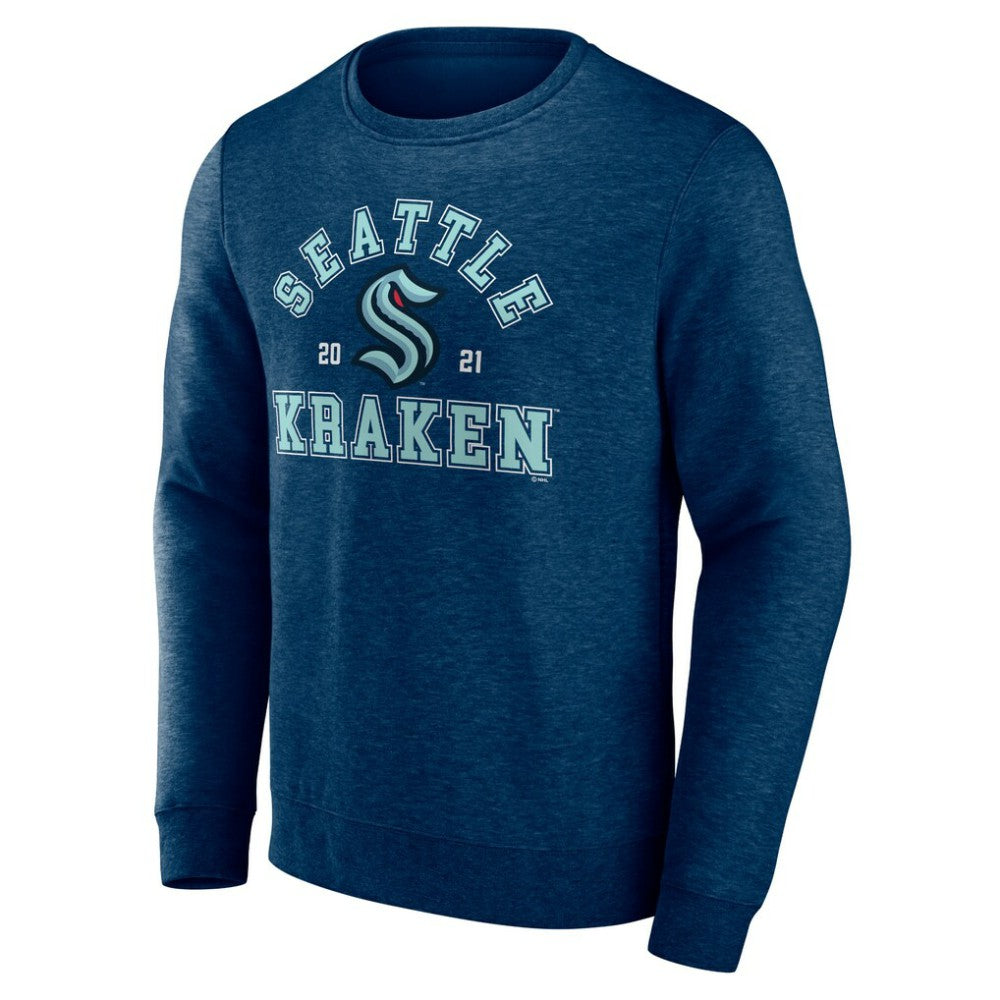 NHL Seattle Kraken Fanatics Classic Arch Pullover Sweatshirt
