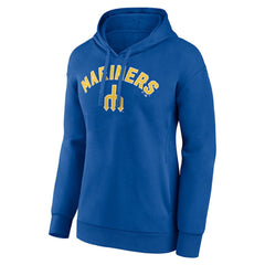 Royal Seattle Mariners Women's Personalized Cooperstown Collection Winning Streak Pullover Hoodie