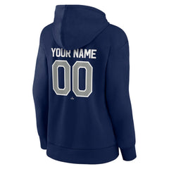 Navy New York Yankees Women's Personalized Team Winning Streak Pullover Hoodie