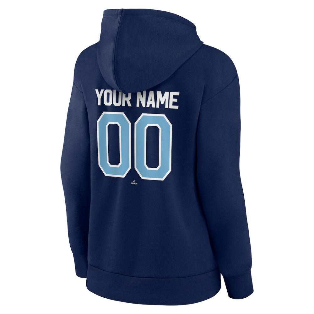Navy Tampa Bay Rays Women's Personalized Team Winning Streak Pullover Hoodie
