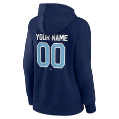 Navy Tampa Bay Rays Women's Personalized Team Winning Streak Pullover Hoodie