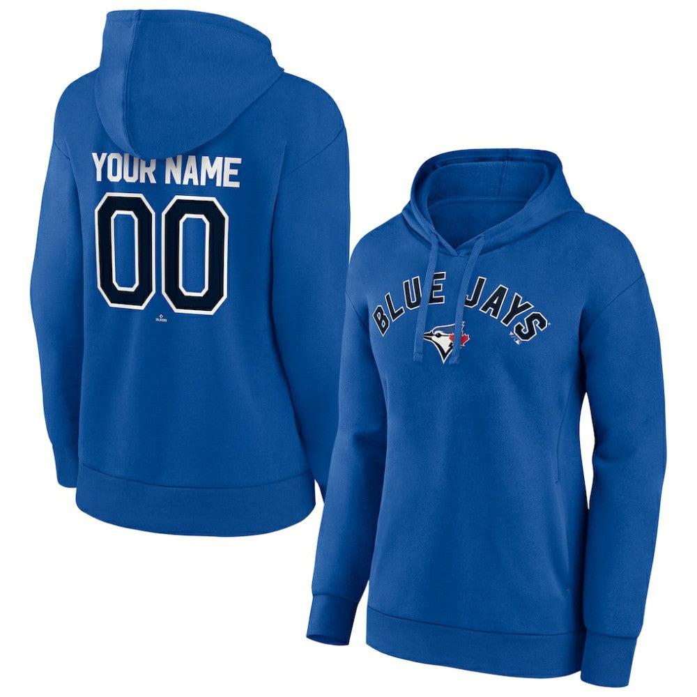 Royal Toronto Blue Jays Women's Personalized Team Winning Streak Pullover Hoodie