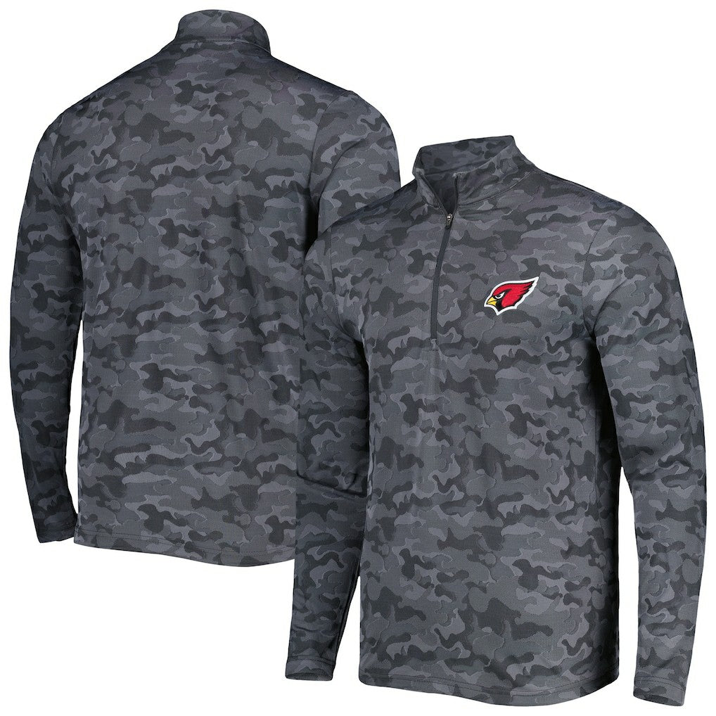 Antigua Brigade Quarter-Zip Sweatshirt - Arizona Cardinals Sweatshirts