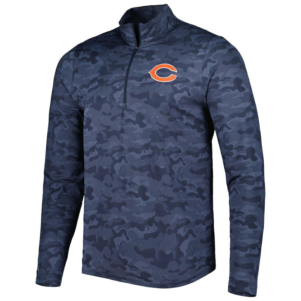 Antigua Brigade Quarter-Zip Sweatshirt - Chicago Bears Sweatshirts