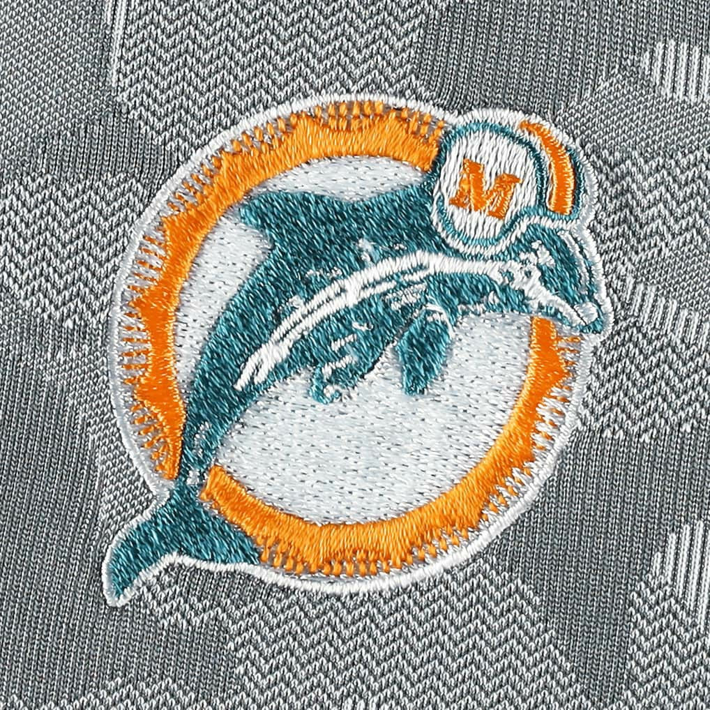 Antigua Brigade Throwback Quarter-Zip Top - Miami Dolphins Tops