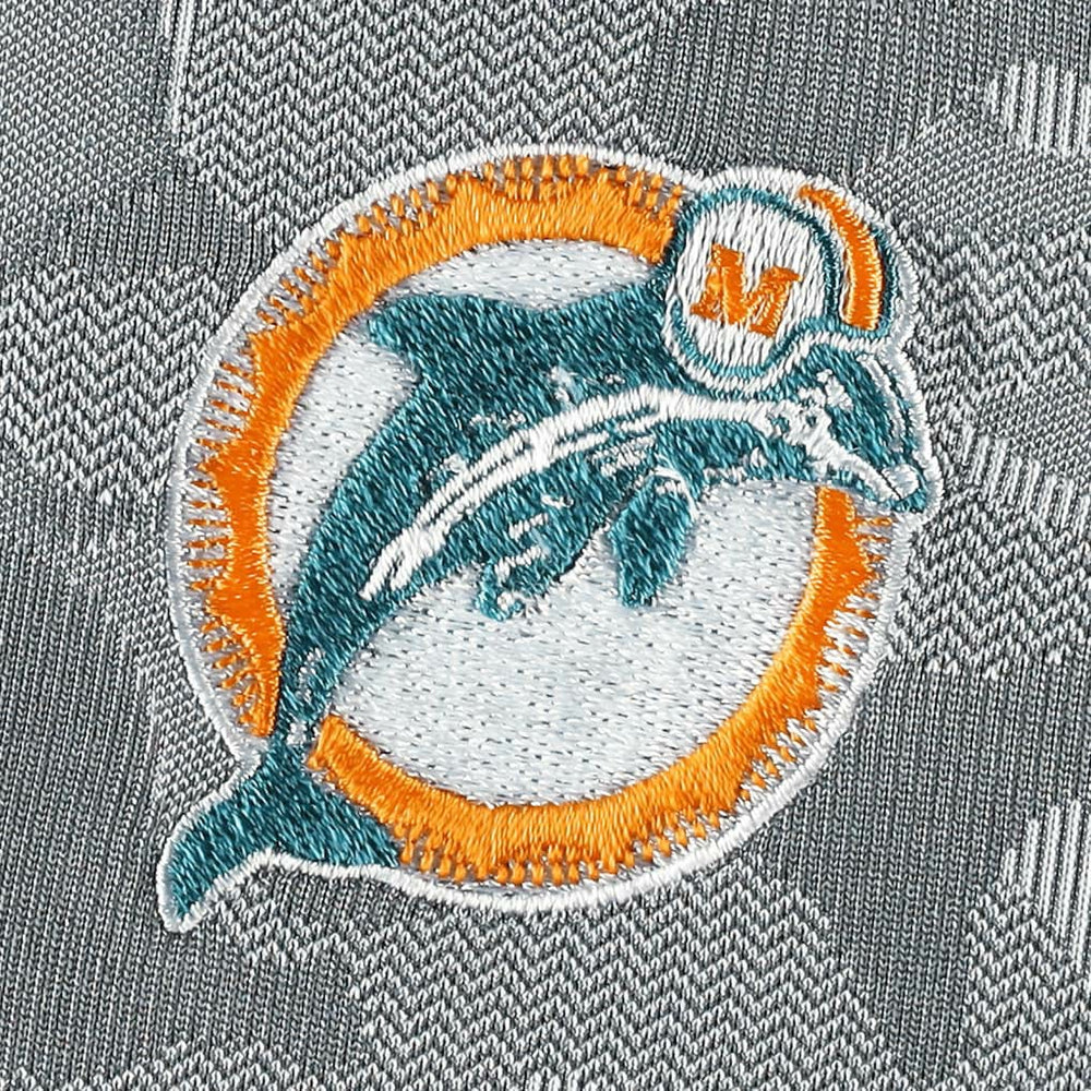 Antigua Brigade Throwback Quarter-Zip Top - Miami Dolphins Tops