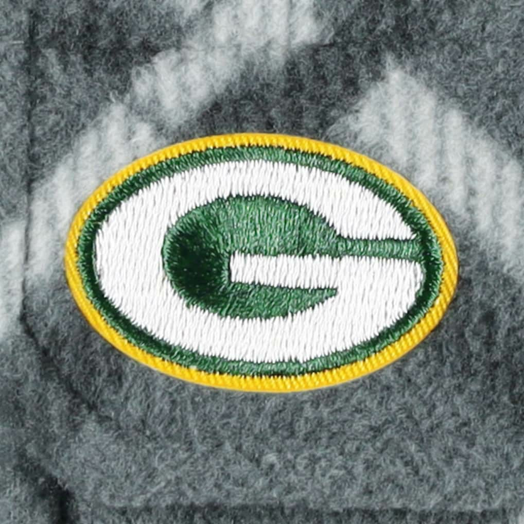 Antigua Industry Flannel Button-Up Shirt Jacket - Green Bay Packers Jackets