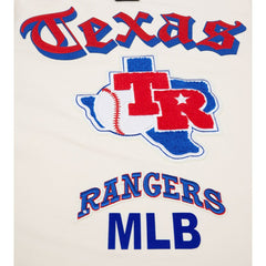 Cream Texas Rangers Pro Standard Cooperstown Collection Old English T-Shirt