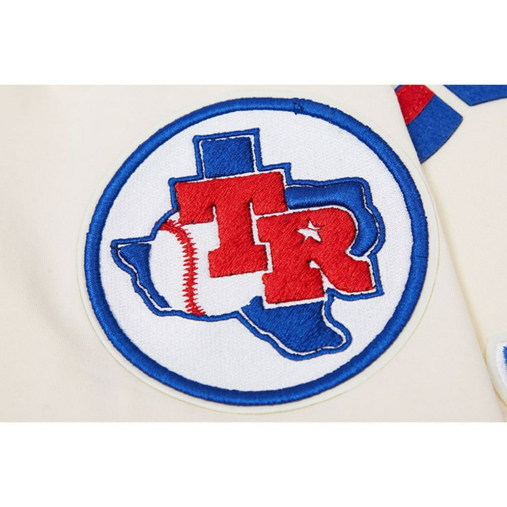 Cream Texas Rangers Pro Standard Cooperstown Collection Old English T-Shirt