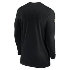 Sideline Coach Performance Long Sleeve T-Shirt - New Orleans Saints T-shirts
