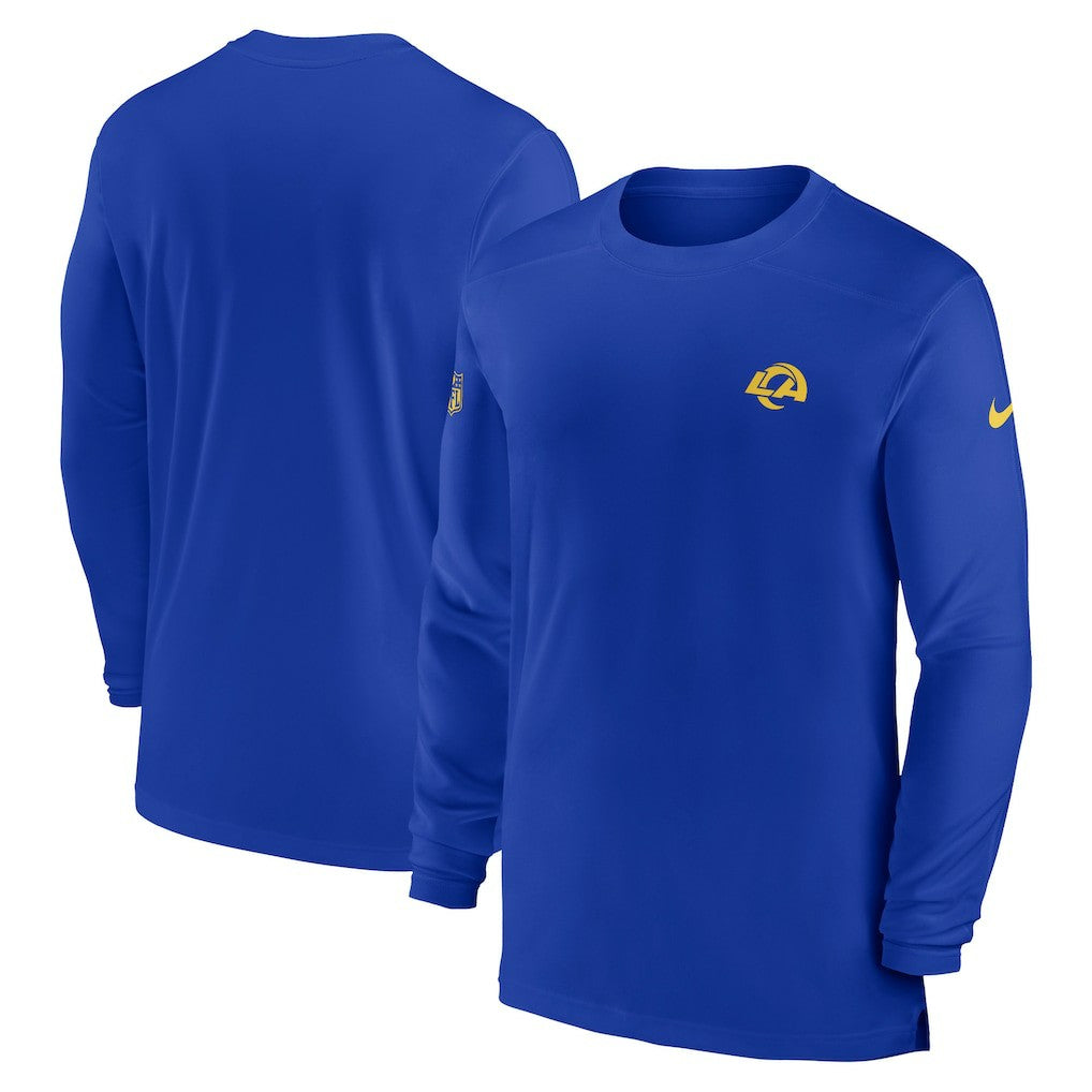 Sideline Coach Performance Long Sleeve T-Shirt - Los Angeles Rams T-shirts