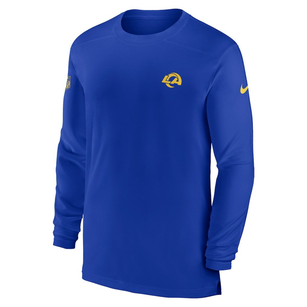 Sideline Coach Performance Long Sleeve T-Shirt - Los Angeles Rams T-shirts