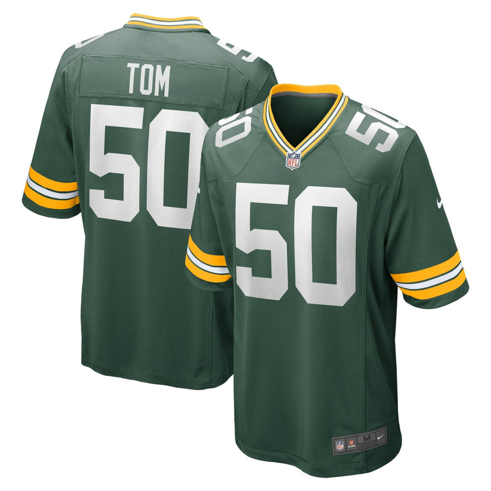 Zach Tom  Game Player Jersey - Green Bay Packers Jerseys