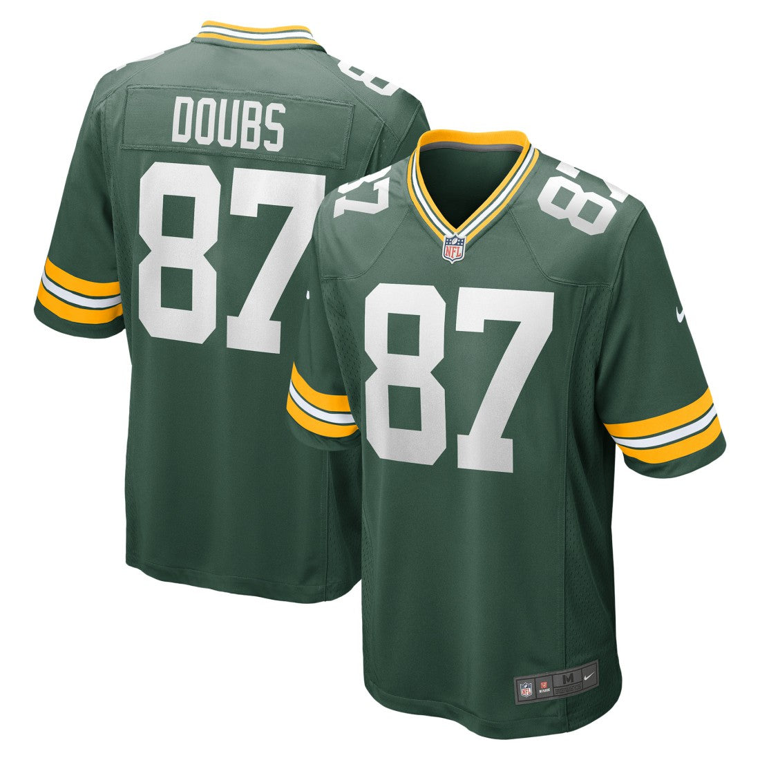Romeo Doubs  Game Player Jersey - Green Bay Packers Jerseys