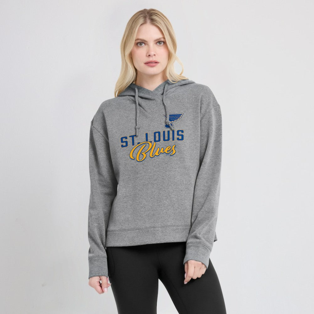 NHL St. Louis Blues Fanatics Women's Script Favorite Pullover Hoodie