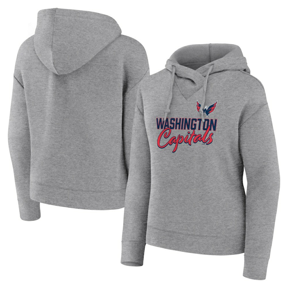 NHL Washington Capitals Fanatics Women's Script Favorite Pullover Hoodie