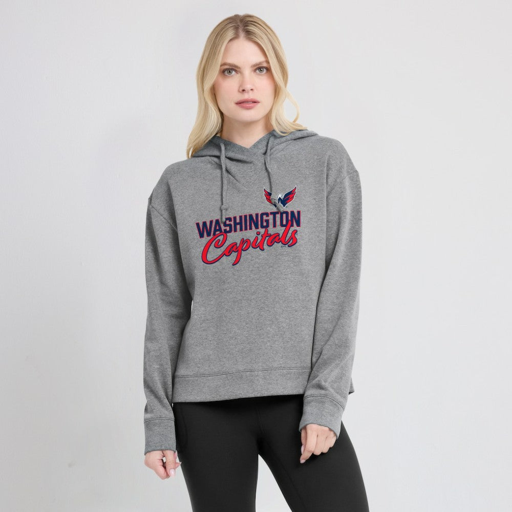 NHL Washington Capitals Fanatics Women's Script Favorite Pullover Hoodie