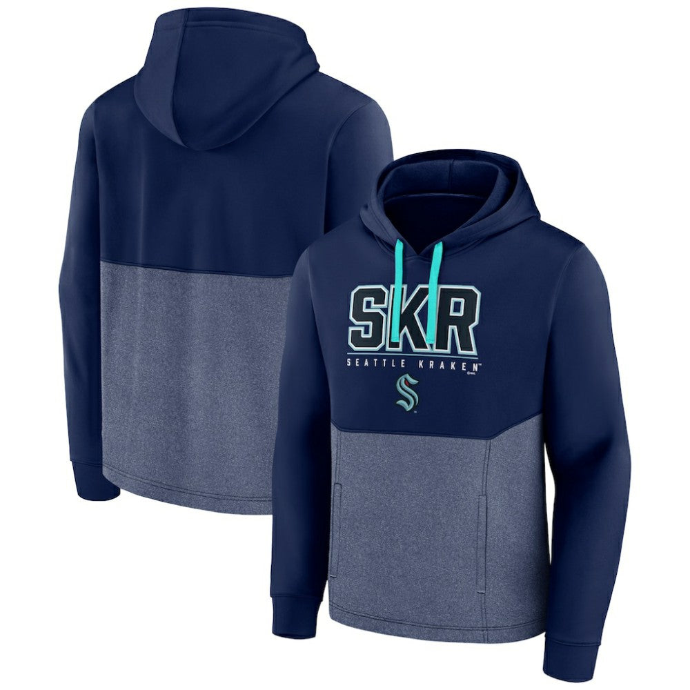 NHL Seattle Kraken Fanatics Successful Tri-Blend Pullover Hoodie