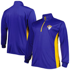 Big & Tall Quarter-Zip Top - Los Angeles Rams Tops