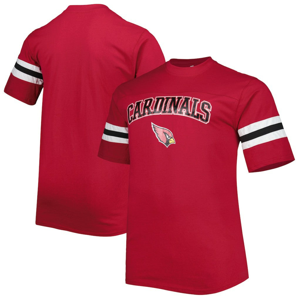 Big & Tall Arm Stripe T-Shirt - Arizona Cardinals T-shirts