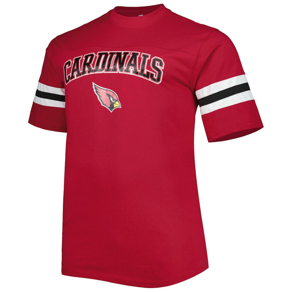 Big & Tall Arm Stripe T-Shirt - Arizona Cardinals T-shirts