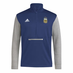 Argentina National Team Crest Long Sleeve Half-Zip Top