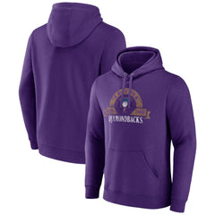 Purple Arizona Diamondbacks Majestic Utility Pullover Hoodie