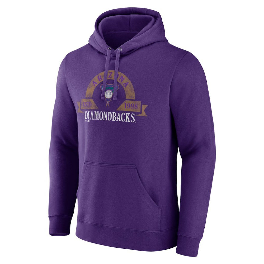 Purple Arizona Diamondbacks Majestic Utility Pullover Hoodie