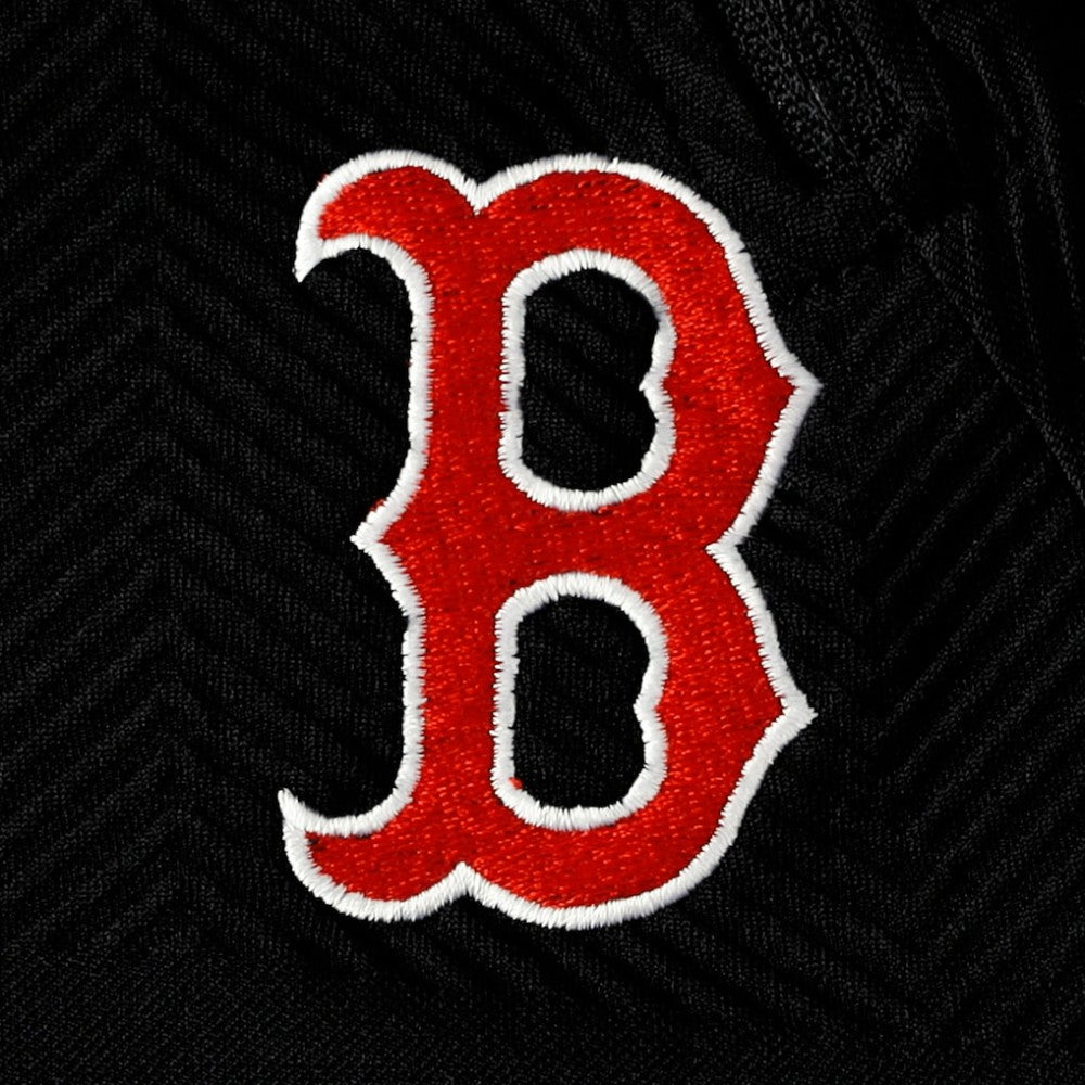 Black Boston Red Sox Levelwear Women's Verse Asymmetrical Raglan Tri-Blend Quarter-Zip Jacket